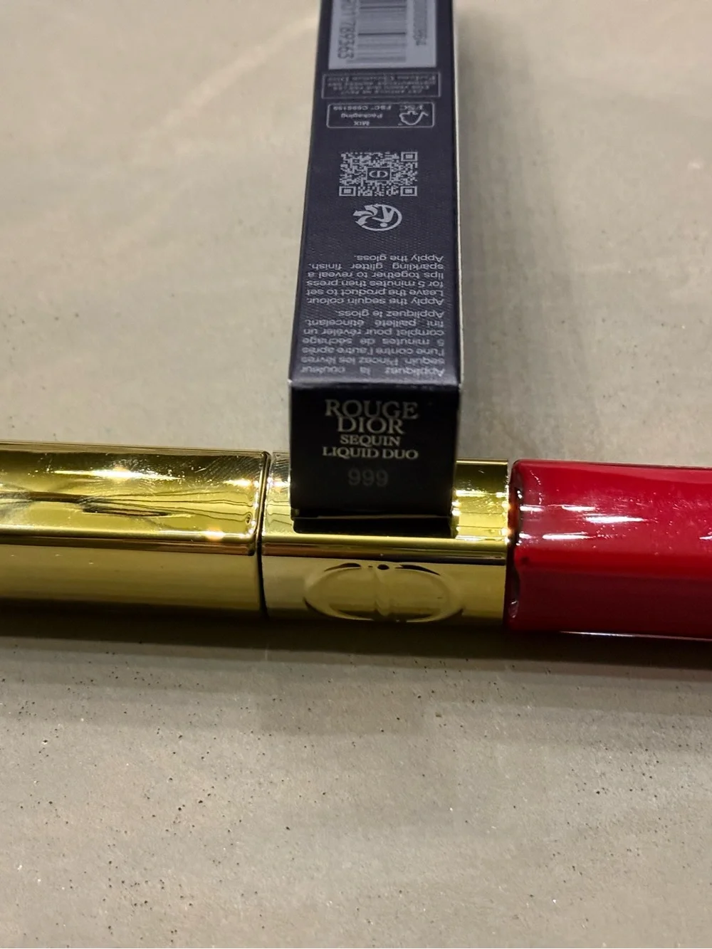 Dior Rouge Dior Sequin Liquid Lipstick Duo - 999 Red